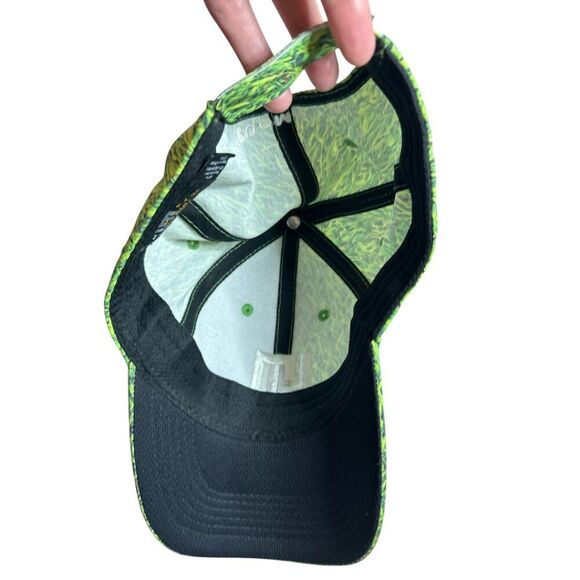 LOUDMOUTH Hat Golf Baseball Cap Allover Grass Print Mens Size OSFM - Picture 10 of 11